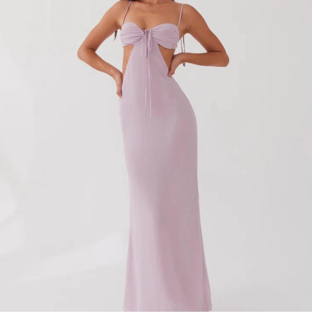 Peppermayo Lilac Backless Dress